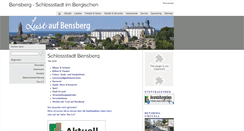 Desktop Screenshot of lust-auf-bensberg.de