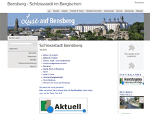 Tablet Screenshot of lust-auf-bensberg.de